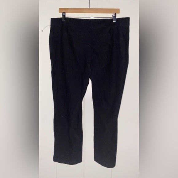 Eileen Fisher Crop Pants Women L Career Office Wear Basic‎ Closet Essentials - Picture 6 of 6